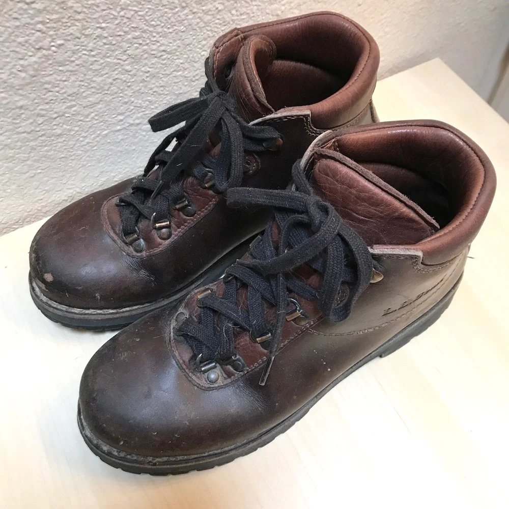 LLBean Work Boots. Steel Toe, Bellows Tongue, Leather, Vibram Sole.Women Size8.5 - Picture 8 of 8